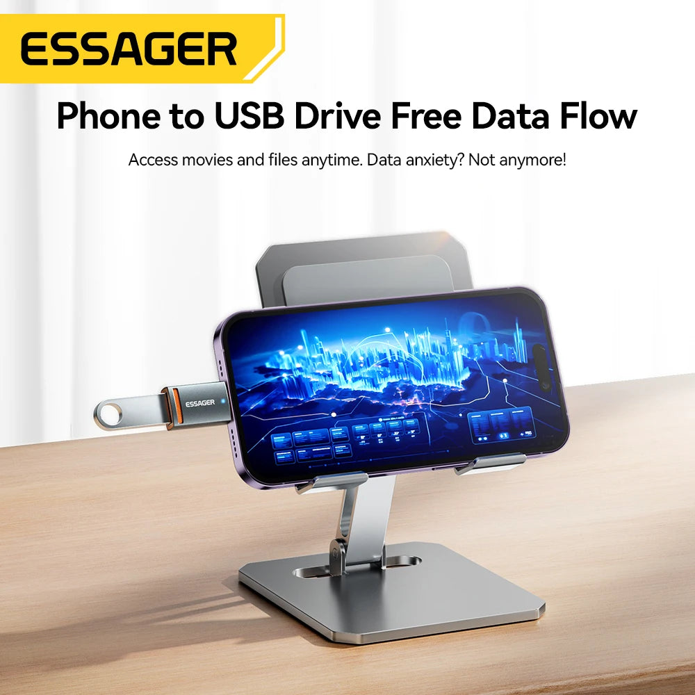 Universal USB 3.0 OTG Adapter Type-C Micro & Lightning Converter