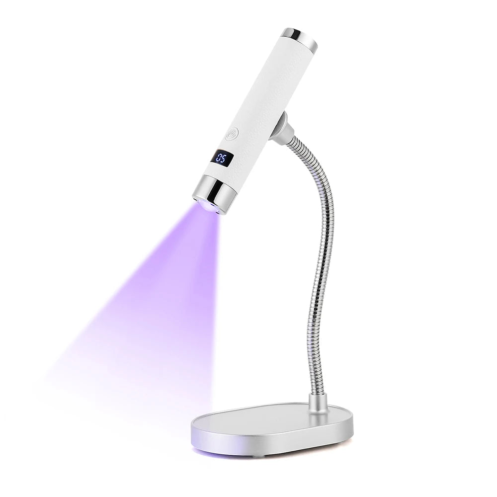 2-in-1 Auto-Sensing UV LED Nail Lamp & Handheld Dryer - 20