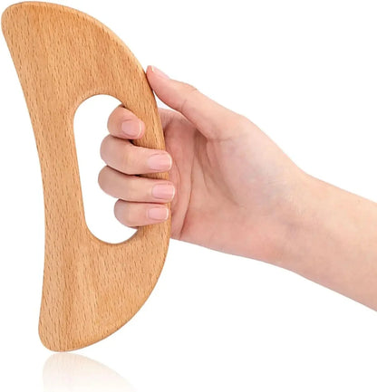 Wooden Lymphatic Drainage Massager & Body Gua Sha Tool