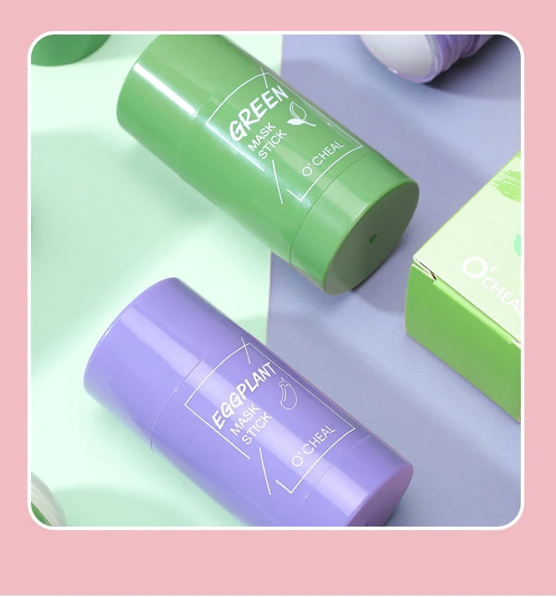 Solid Cleansing Face Mask Stick - Deep Pore Oil Control & Moisturizing - 17