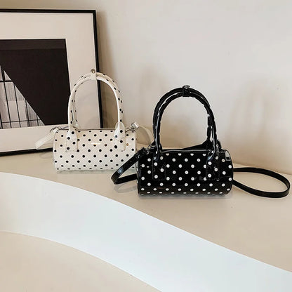 Luxury Polka Dot Boston Bag