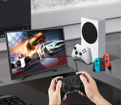10.5" Portable IPS Monitor - 1920x1280 100% sRGB Gaming Display for Laptop
