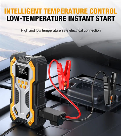 7000A Portable Car Jump Starter & 160PSI Tire Inflator for Emergency
