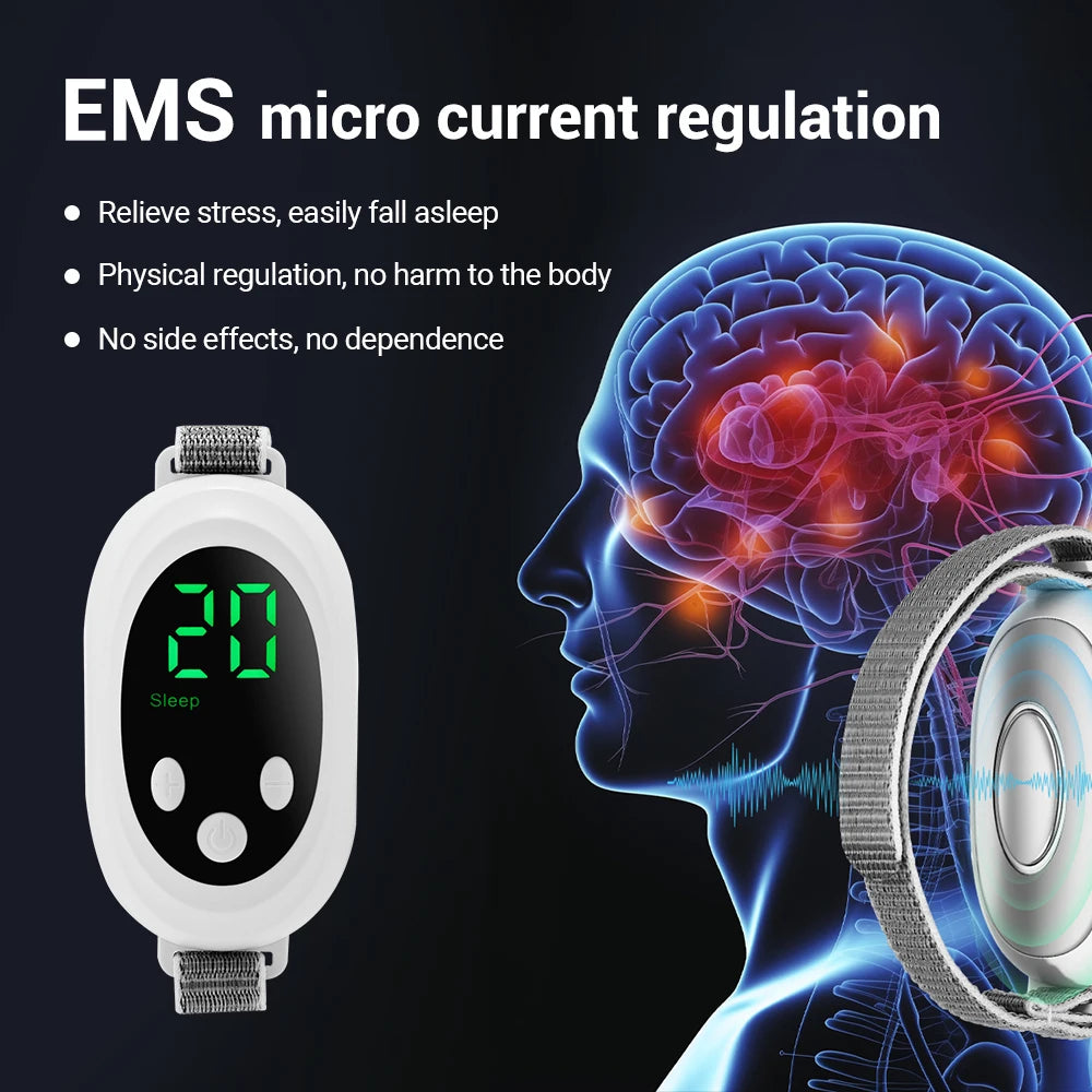 Microcurrent Handheld Sleep Aid Device - Anxiety & Stress Relief Massager