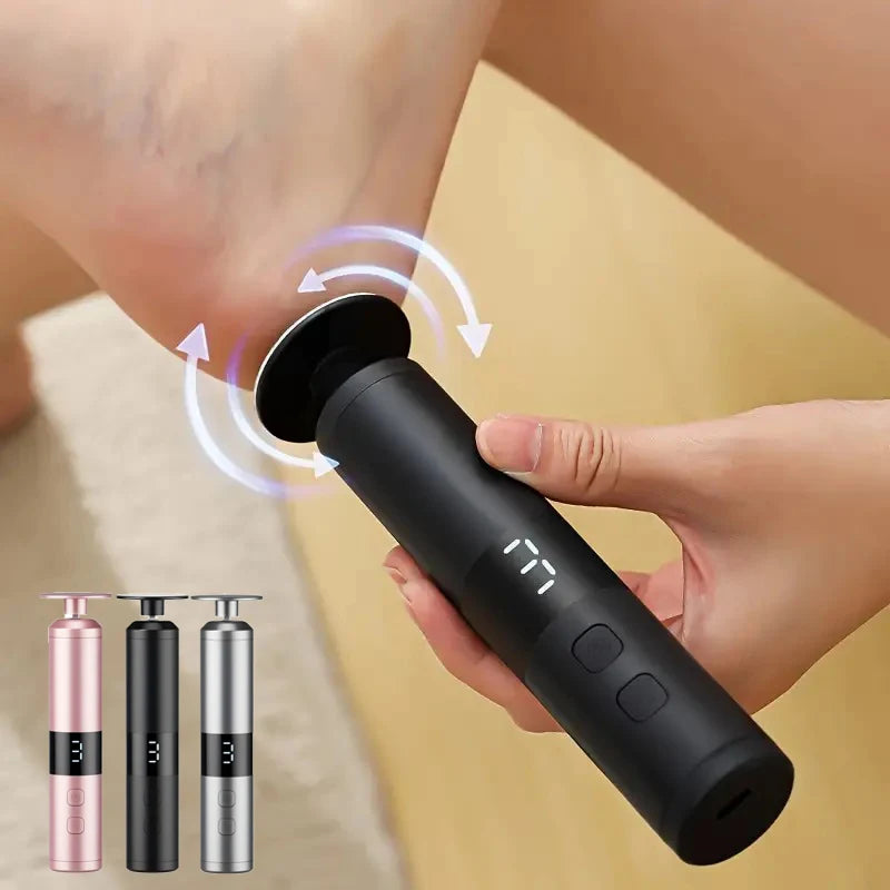 Electric Foot Callus Remover & Nail Polisher Set - 3-Speed Rechargeable Pedicure Tool - 1
