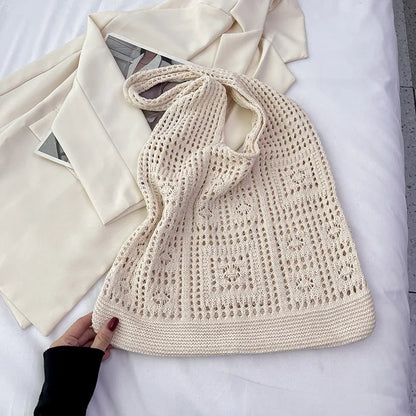 Luxury Hollow Crochet Tote