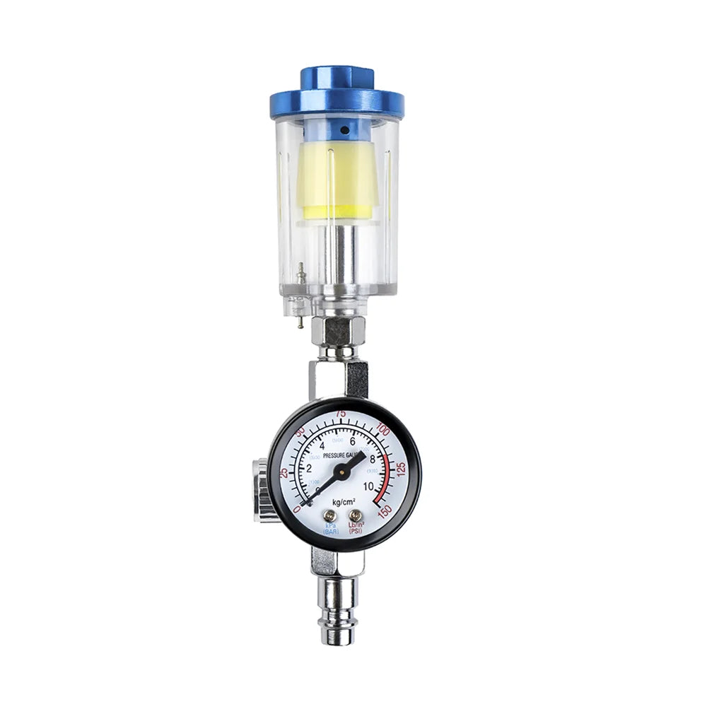 Air Compressor Filter Regulator Water Trap Separator for Spray Gun 1/4