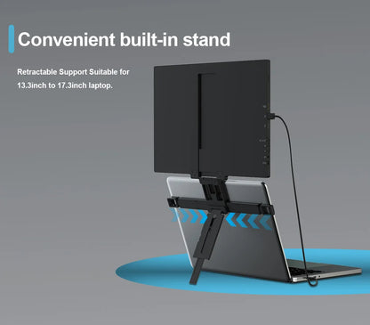 16" QHD Stackable Portable Monitor - Dual Screen Laptop Display 2560x1600