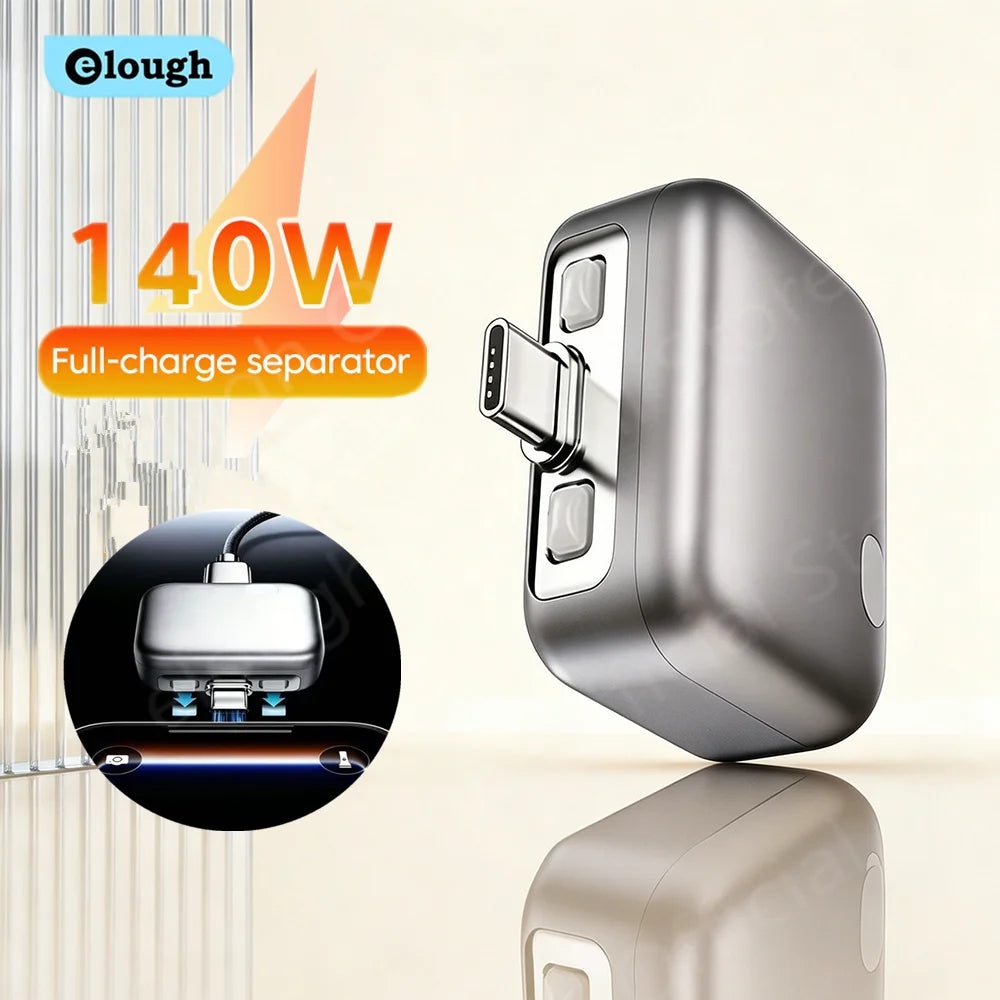 Smart Auto-Disconnect USB-C Fast Charger - 120W Battery Protection Adapter - 1