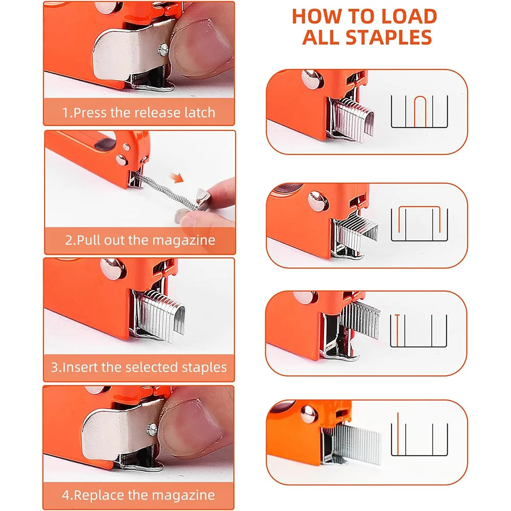 Heavy Duty 4-in-1 Staple Gun Kit - 8