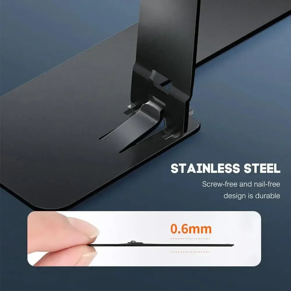 2pcs Ultra-Thin Invisible Phone Kickstand - Universal Folding Metal Desk Stand