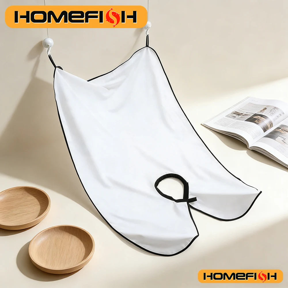 Beard Shaving Bib Apron - Clean Hair Catcher Grooming Cape