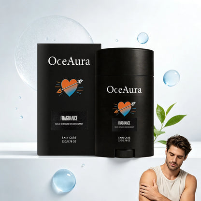 Men's Long-Lasting Solid Deodorant Stick - Odor Control & Skin-Friendly Formula