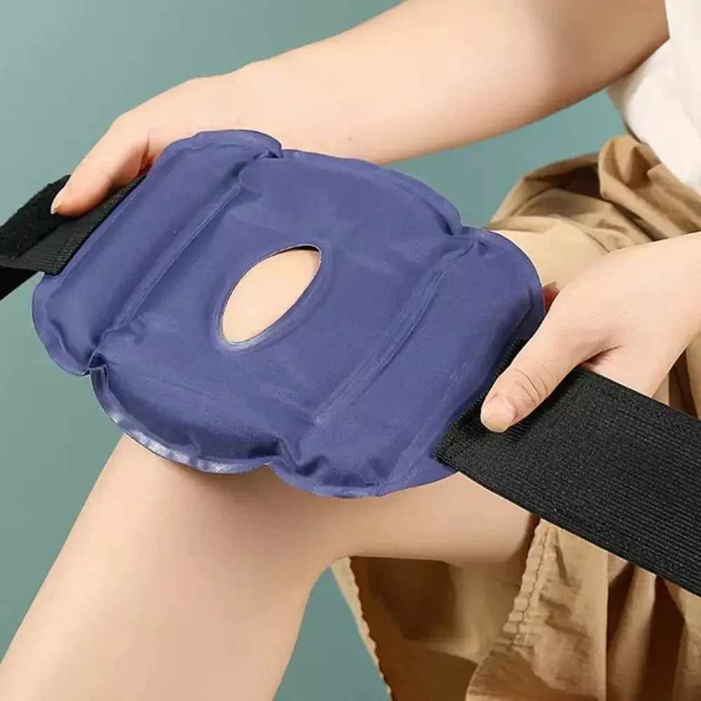 Flexible Gel Ice Pack Knee Sleeve for Hot & Cold Therapy - 7