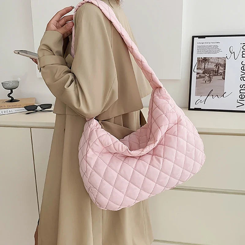 Luxury Quilted Padded Tote