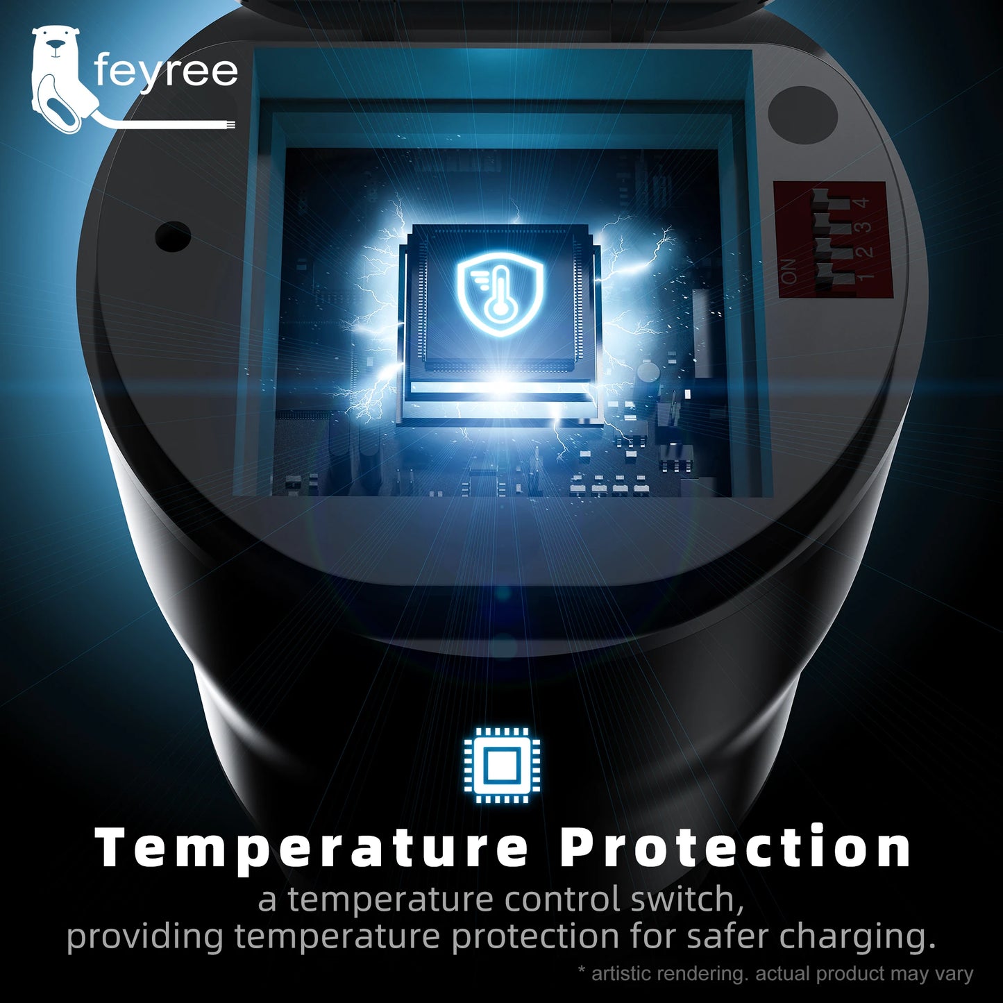 GB/T V2L Electric Vehicle Discharge Adapter for Chinese EV Camping