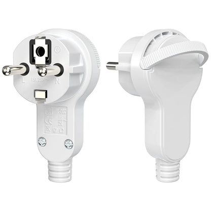 Ultra-Thin Folding Flat Plug 4000W - Space Saving Wall Power Connector