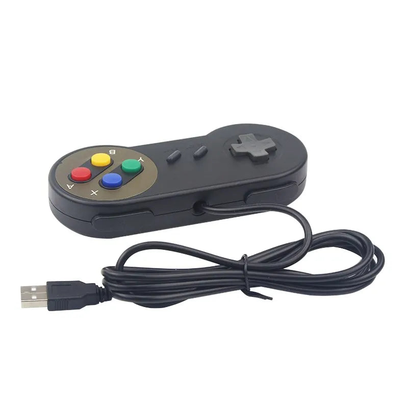 Retro USB Wired Game Controller for PC, Laptop & Raspberry Pi Gaming - 4