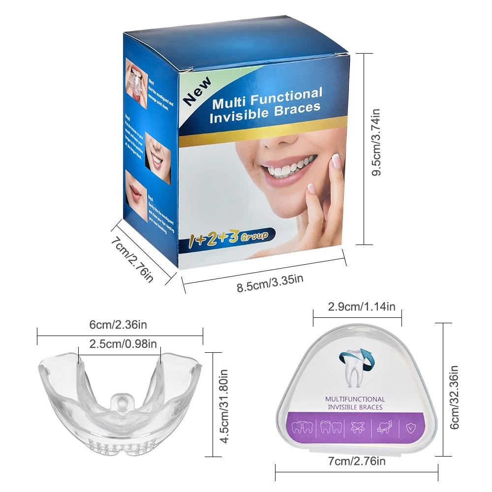 3-Stage Dental Teeth Trainer & Orthodontic Alignment Braces for Adults