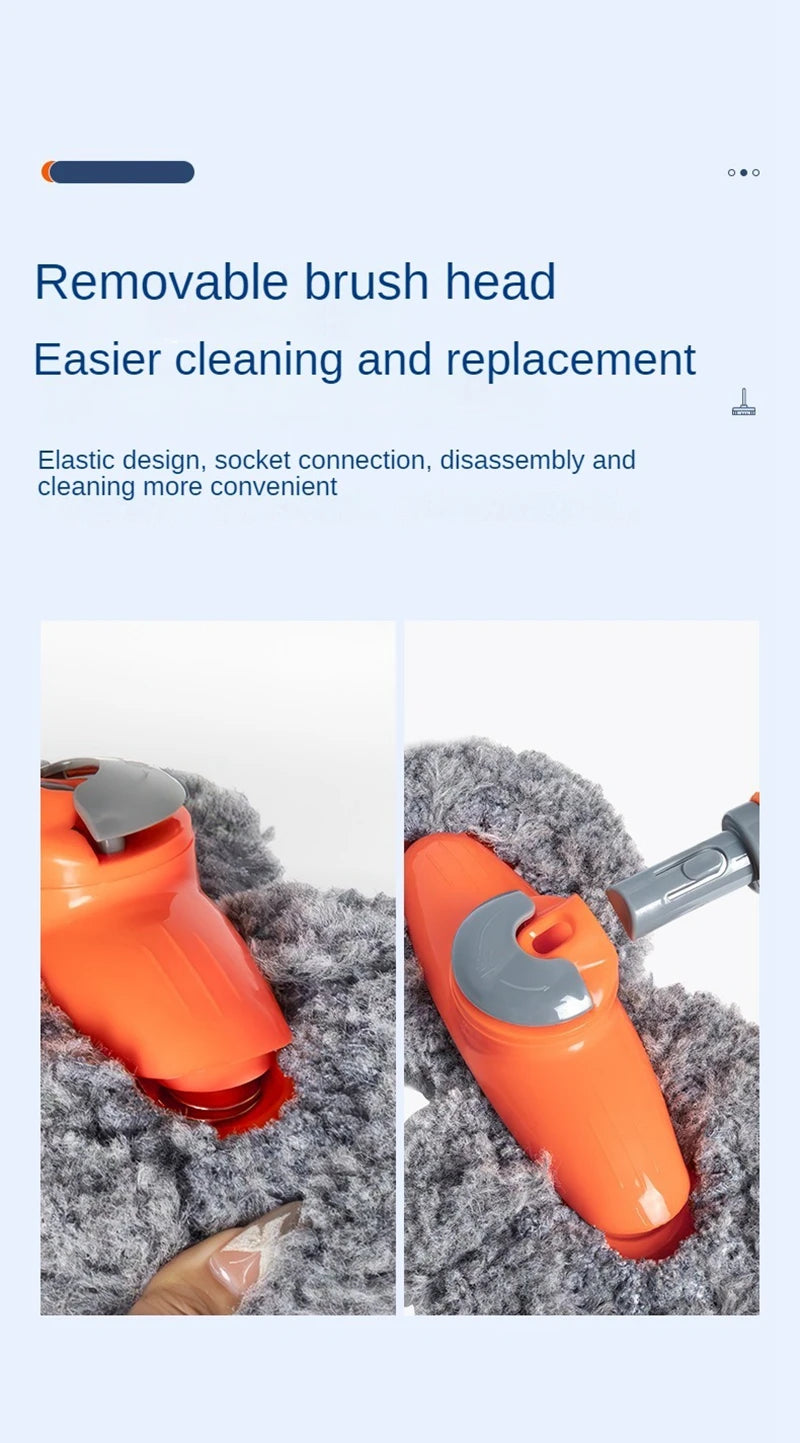 Double Head Telescopic Car Wash Mop - Microfiber Chenille Brush