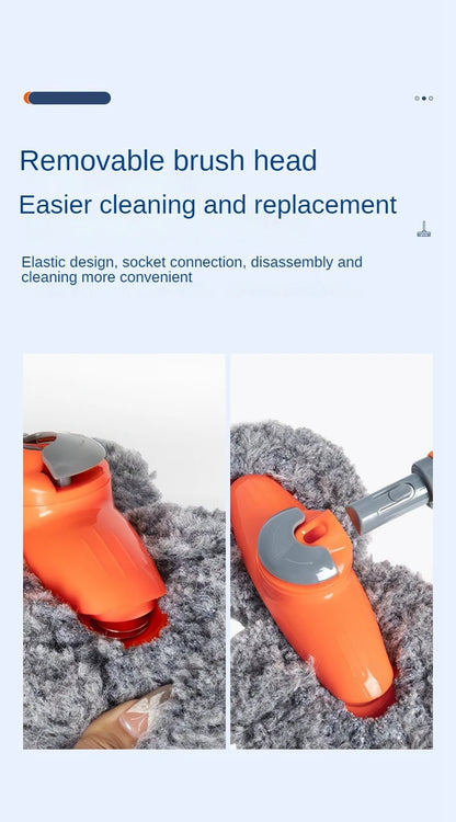 Double Head Telescopic Car Wash Mop - Microfiber Chenille Brush