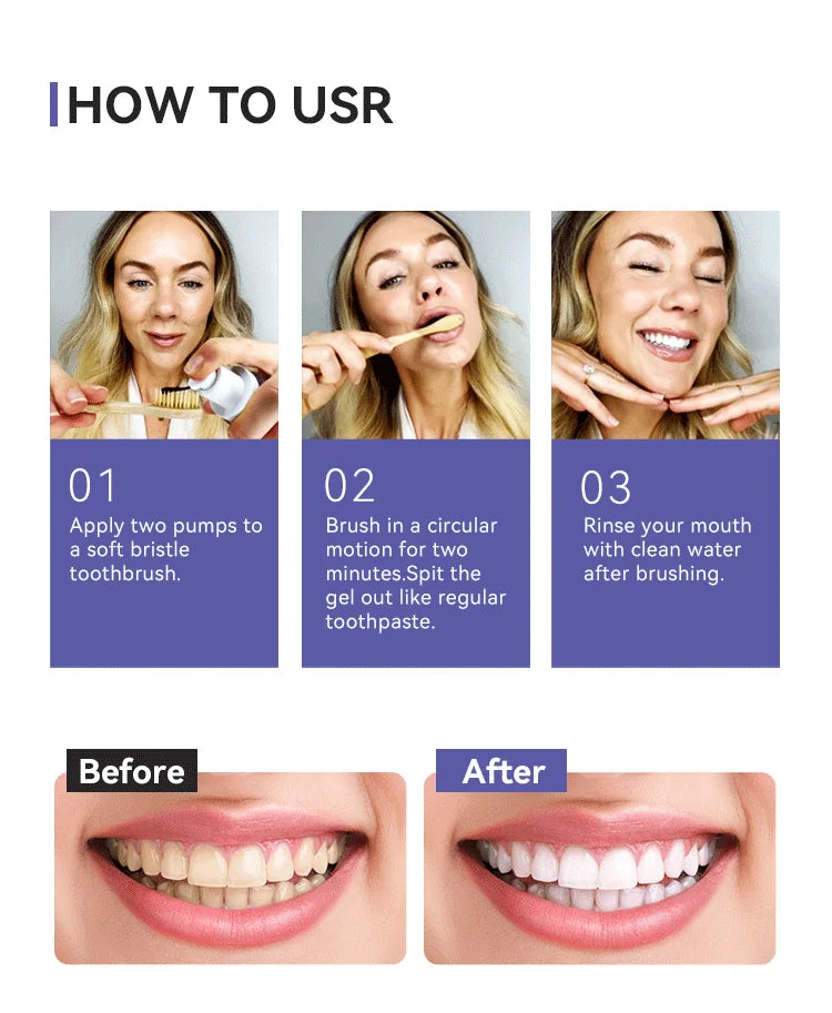 Portable Oral Irrigator & Teeth Whitening Kit for Deep Cleaning and Fresh Breath