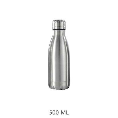 Premium Stainless Steel Reusable Water Bottle - Leak-Proof Sports Flask