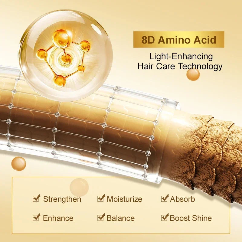 Amino Acid Revitalizing Hair Oil - Deep Nourishing & Frizz Control Treatment - 3