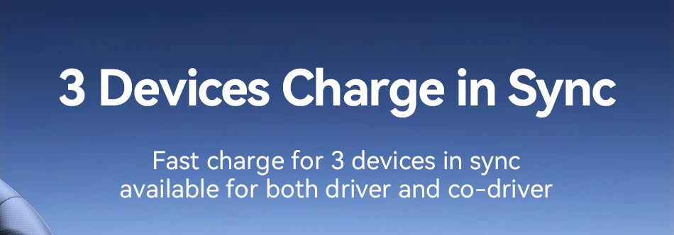 70W Fast USB-C Car Charger with 1.6m Retractable Spring Cable