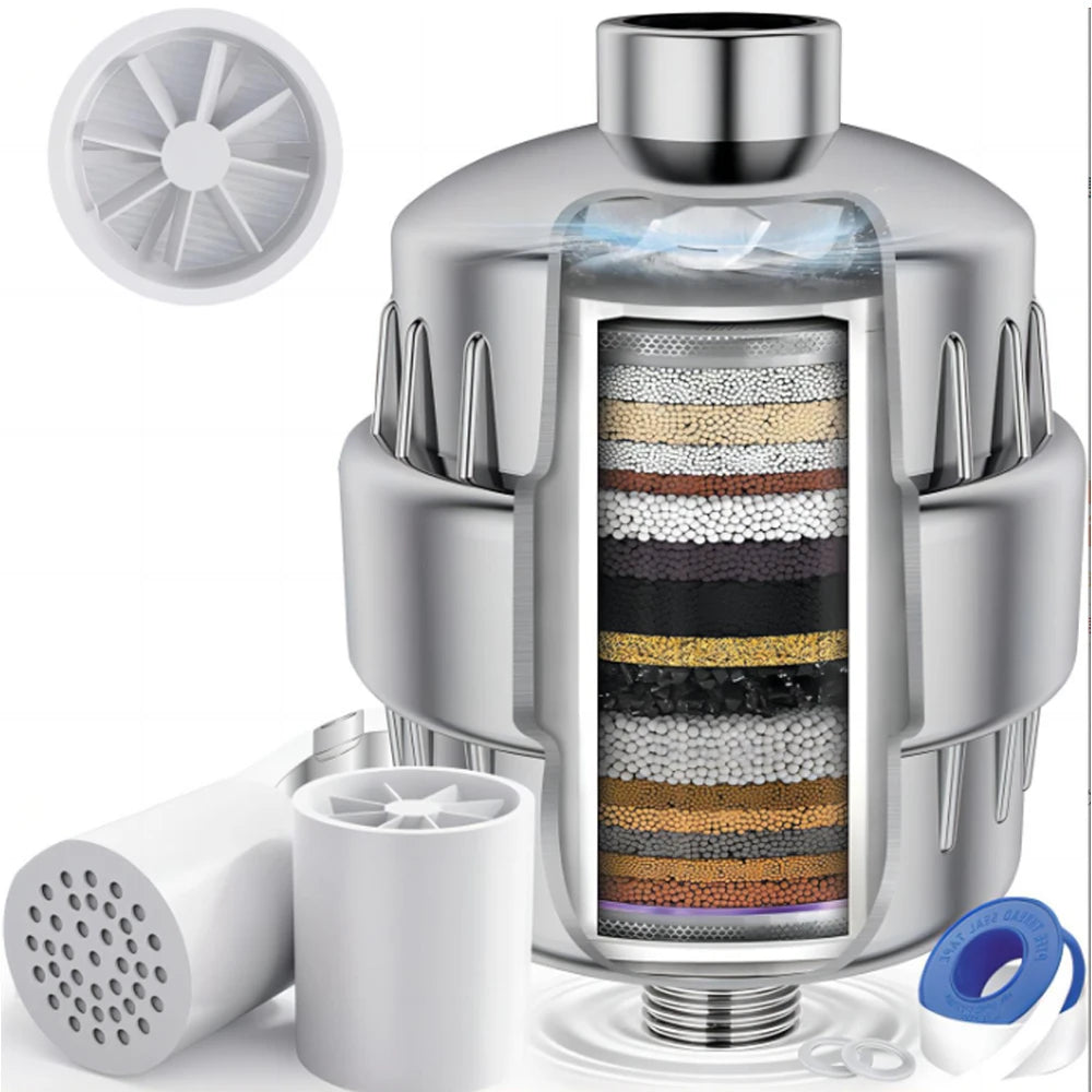15/20-Stage High Output Shower Filter & Water Softener - 1