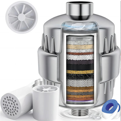15/20-Stage High Output Shower Filter & Water Softener