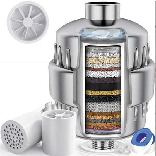 15/20-Stage High Output Shower Filter & Water Softener