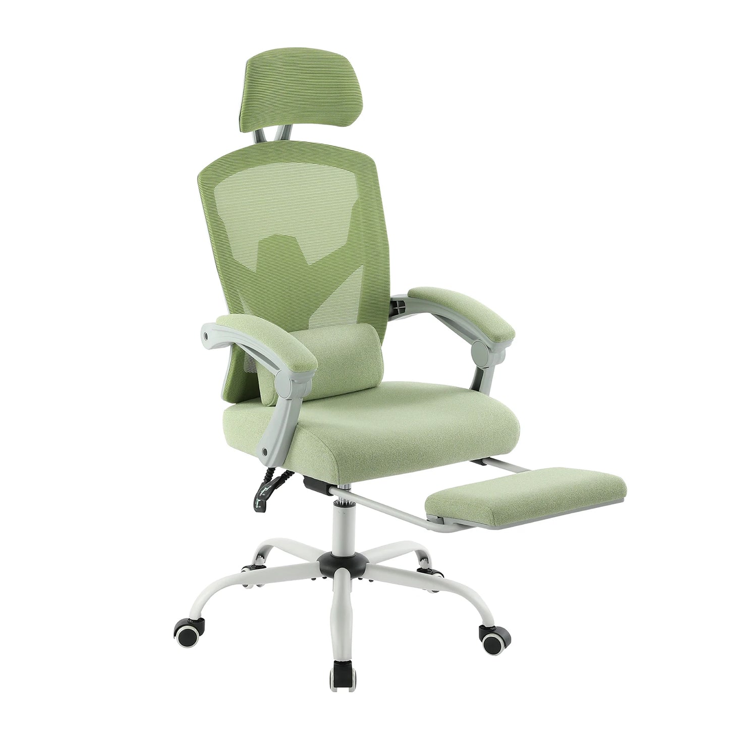 Ergonomic High-Back Mesh Office Chair with Footrest & Lumbar Support
