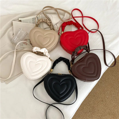 Luxury Quilted Heart Tote