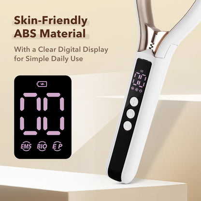 Microcurrent Face & Neck Lifting Massager - Electric V-Shape Slimming Roller