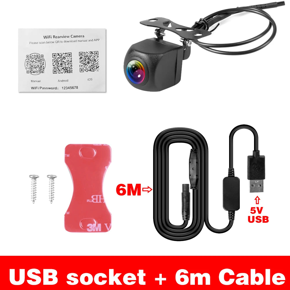 HD Wireless WiFi Backup Camera - Waterproof Car Rear View Camera for iOS & Android - 19