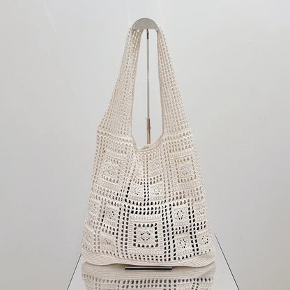 Luxury Hollow Crochet Tote