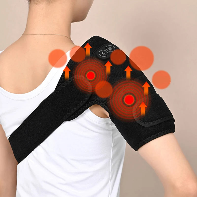 Heated Shoulder & Knee Massage Brace - Graphene Pain Relief