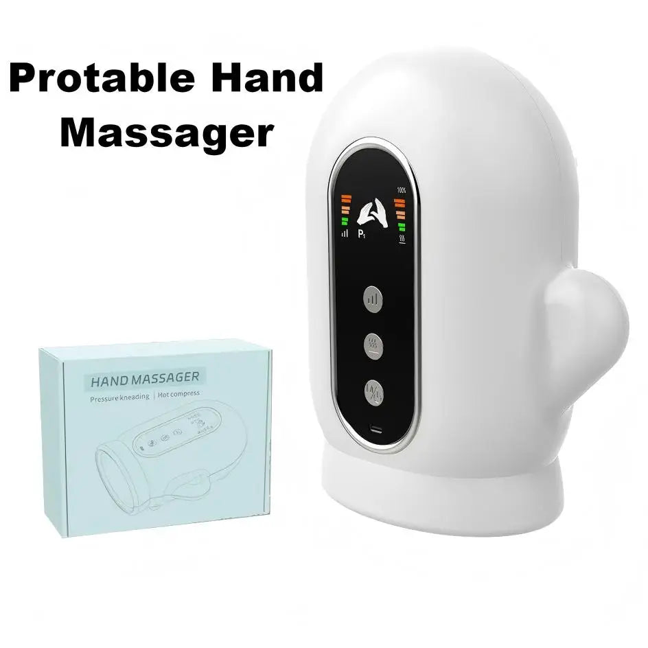 Electric Hand Massager with Air Compression, Heat Therapy & UV Sterilization - 17