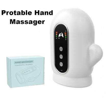 Electric Hand Massager with Air Compression, Heat Therapy & UV Sterilization