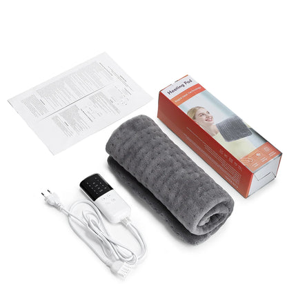 Electric Flannel Heating Pad for Back & Joint Pain Relief with 10 Heat Settings
