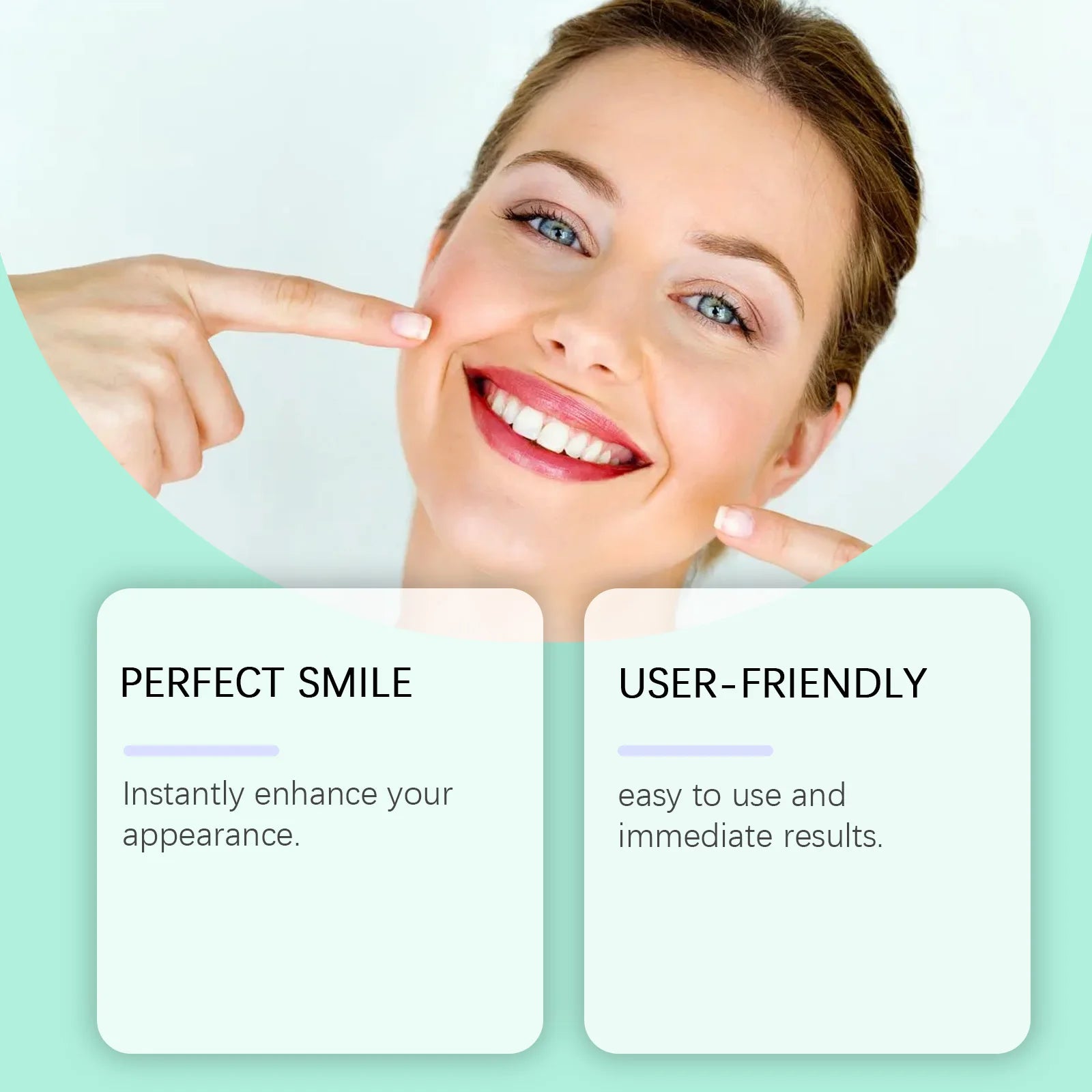 Silicone Temporary Dentures - Comfortable Snap-On Smile & Teeth Repair Kit - 5