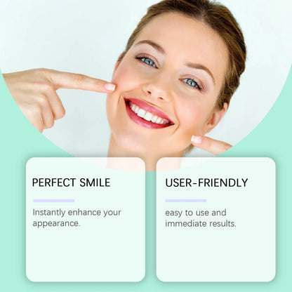 Silicone Temporary Dentures - Comfortable Snap-On Smile & Teeth Repair Kit