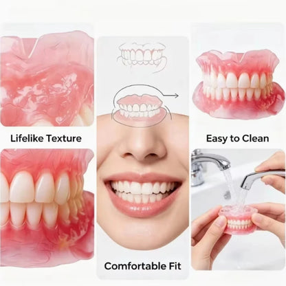 Comfort Silicone Dental Veneers - Natural Fit Simulation Teeth for Smile Restoration