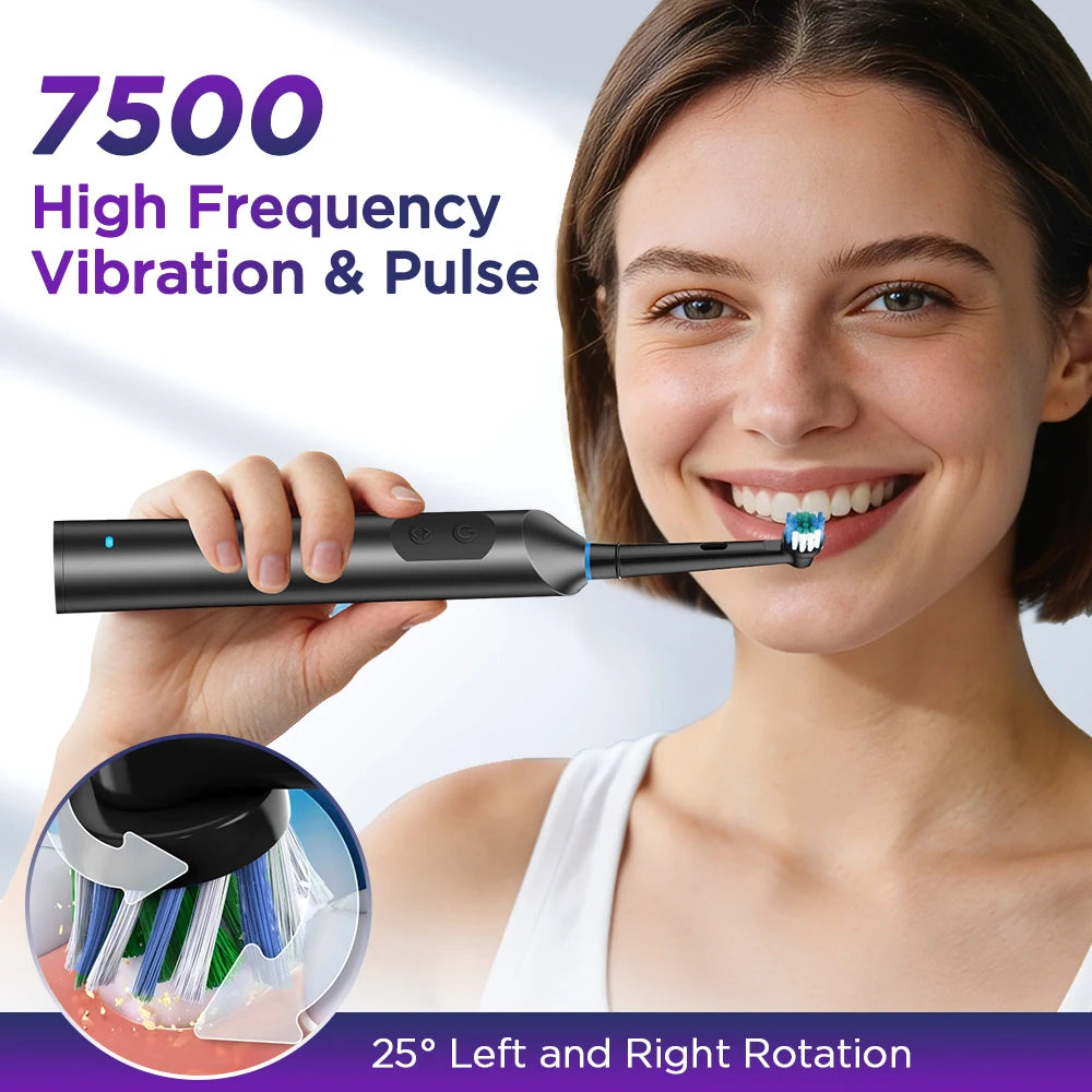 Rechargeable Rotating Electric Toothbrush with 5 Cleaning Modes - 8