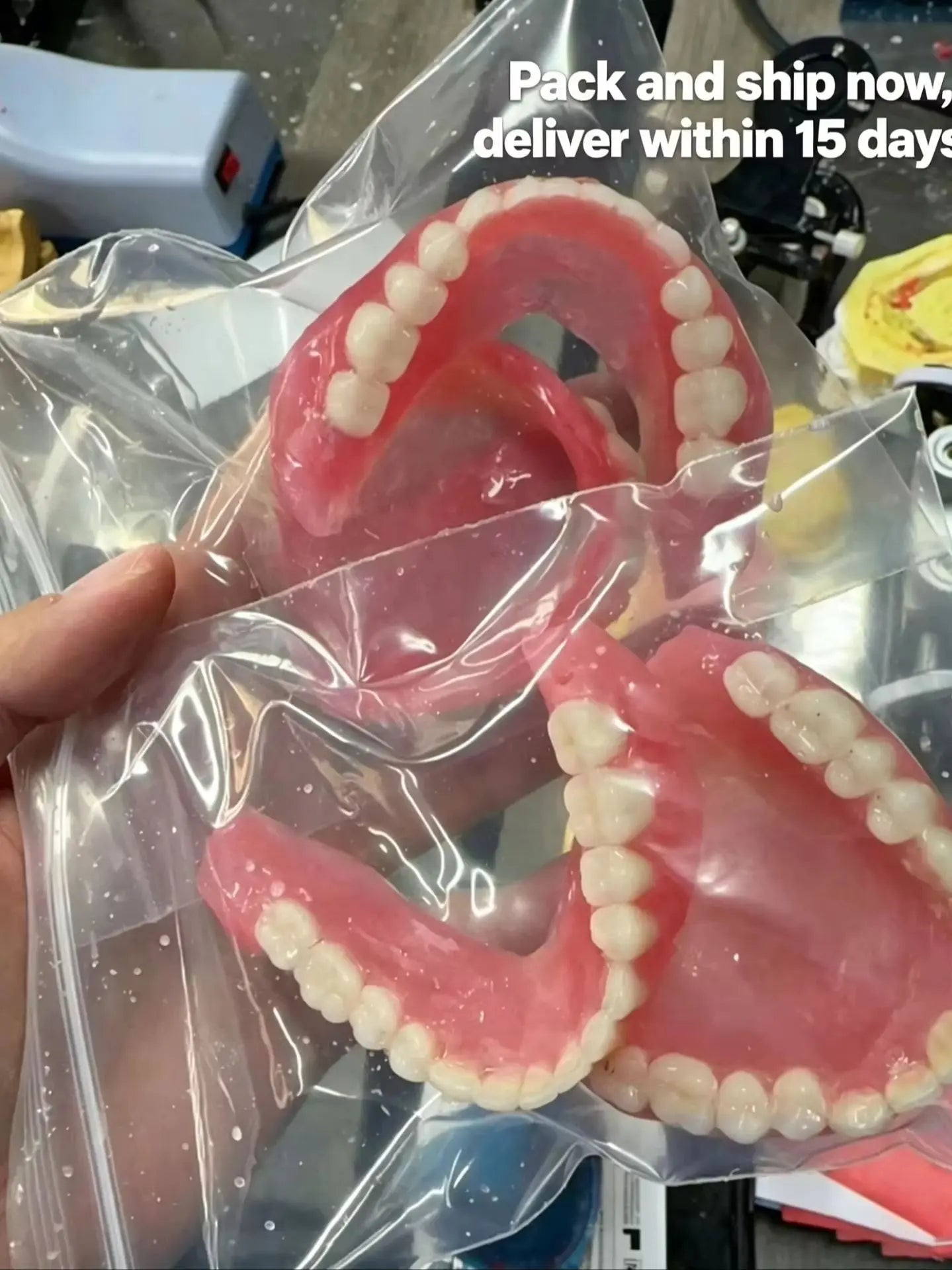 Moldable Silicone Cosmetic Teeth Set - Temporary Instant Smile Veneers - 7