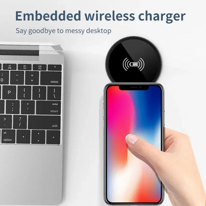 Invisible Desktop Wireless Fast Charger - 15W Embedded Charging Pad
