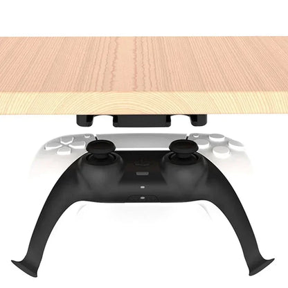 Under-Desk Controller Hanger Mount for PS5/PS4 - Adhesive Gamepad Hook