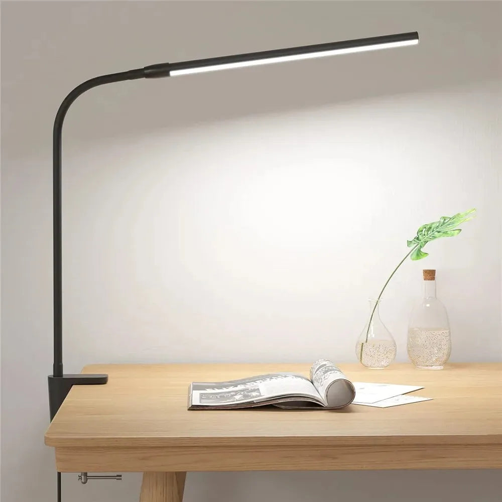 Dual-Head LED Architect Desk Lamp – Dimmable & Adjustable Office Lighting - 31
