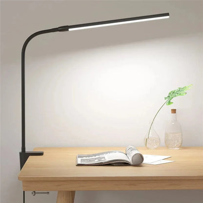 Dual-Head LED Architect Desk Lamp – Dimmable & Adjustable Office Lighting